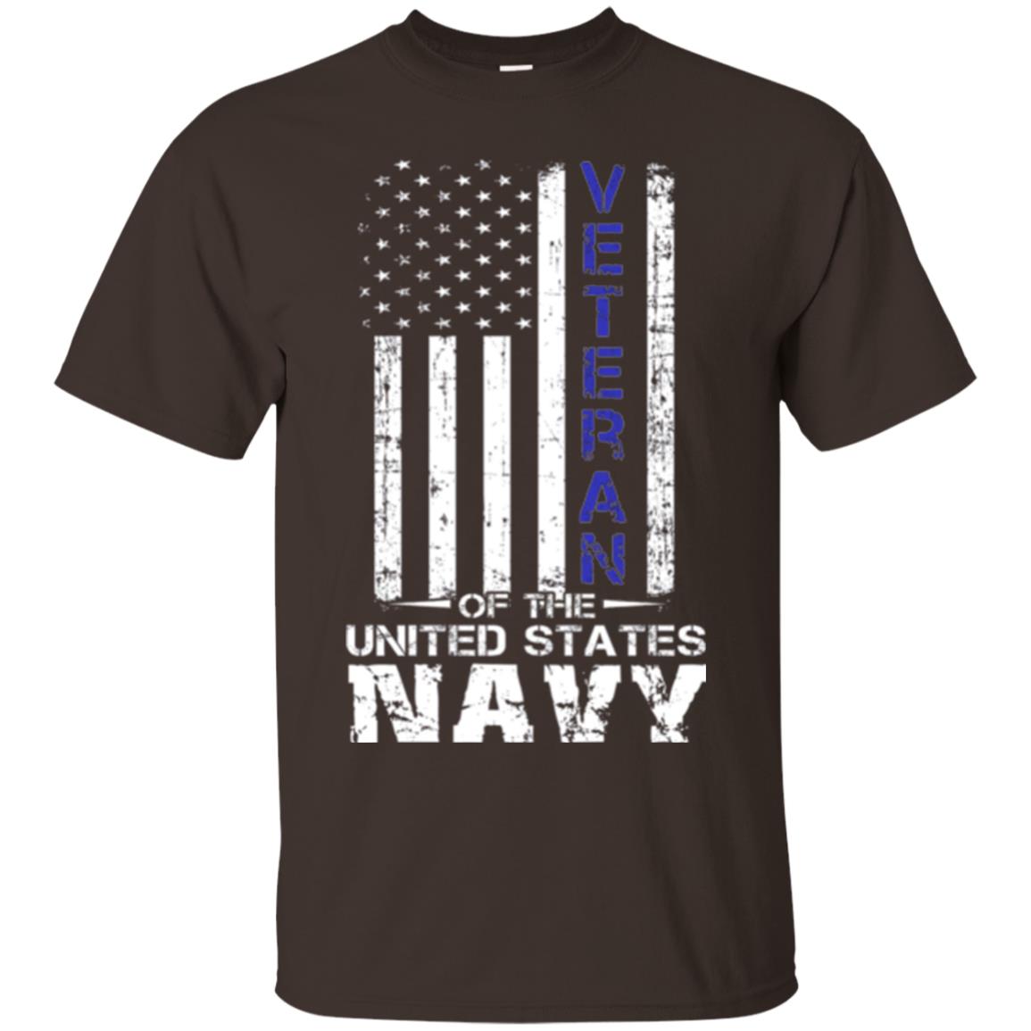 Us Navy Veteran T-shirt Dark Chocolate