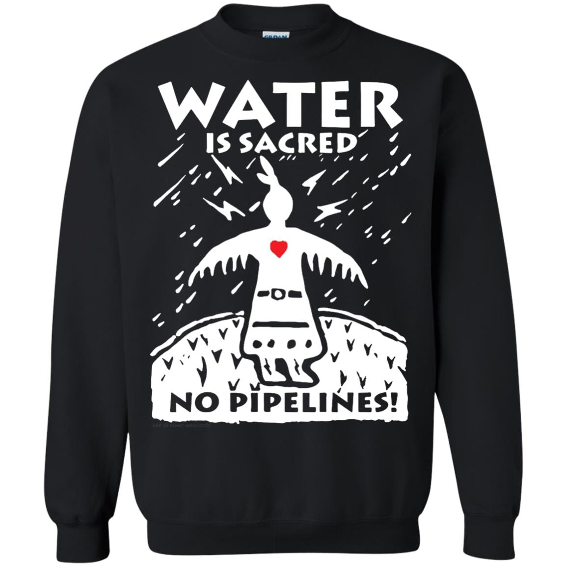Water Is Sacred No Pipelines T-shirt