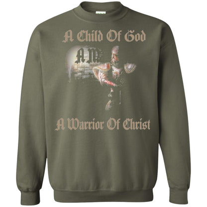 Crusader Knights Templar T-shirt A Child Of God Military Green