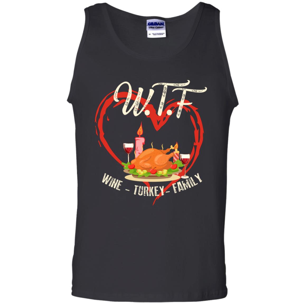 Turkey Wine Family Thanksgiving Drinking Gift Shirt For Family Black