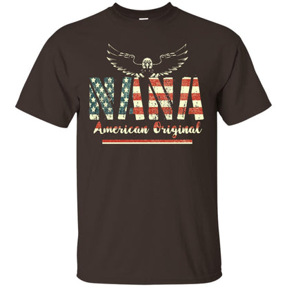 Nana American Original Grandparents T-shirt Dark Chocolate
