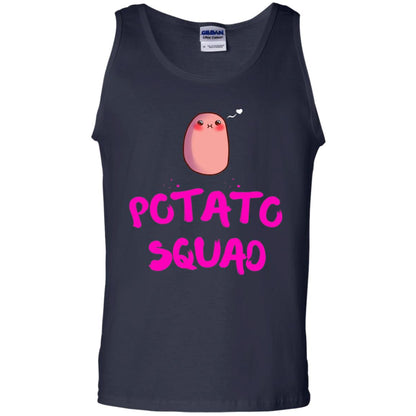 Cute Potato Squad T-shirt I Love Potato Navy