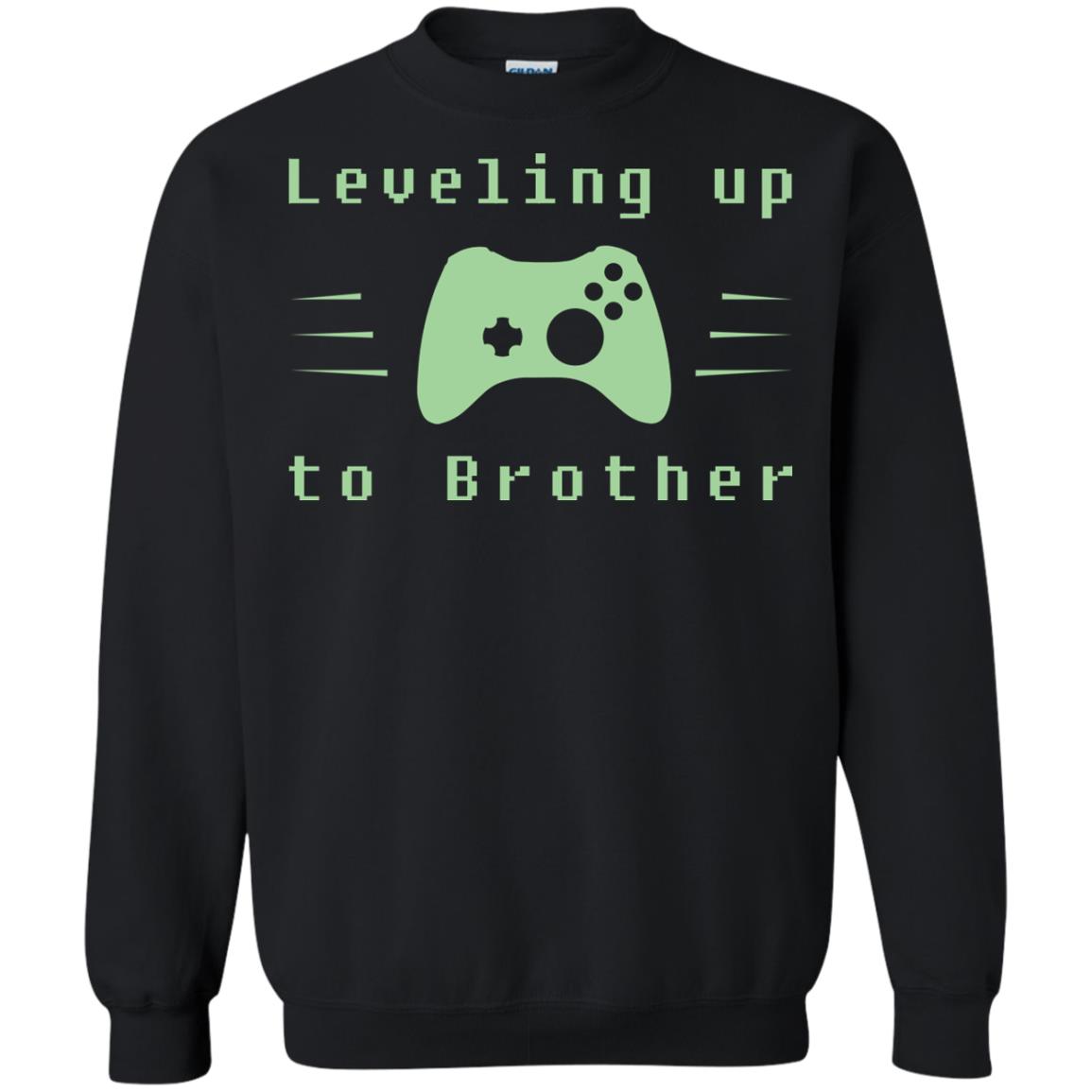 Rata-leveling Up To Brother Gaming Family Shirt Black