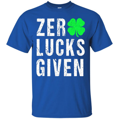 Shamrock Irish Funny Saint Patrick_s Day T-shirt Royal