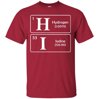 Hydrogen Iodine Hi Shirt Cardinal