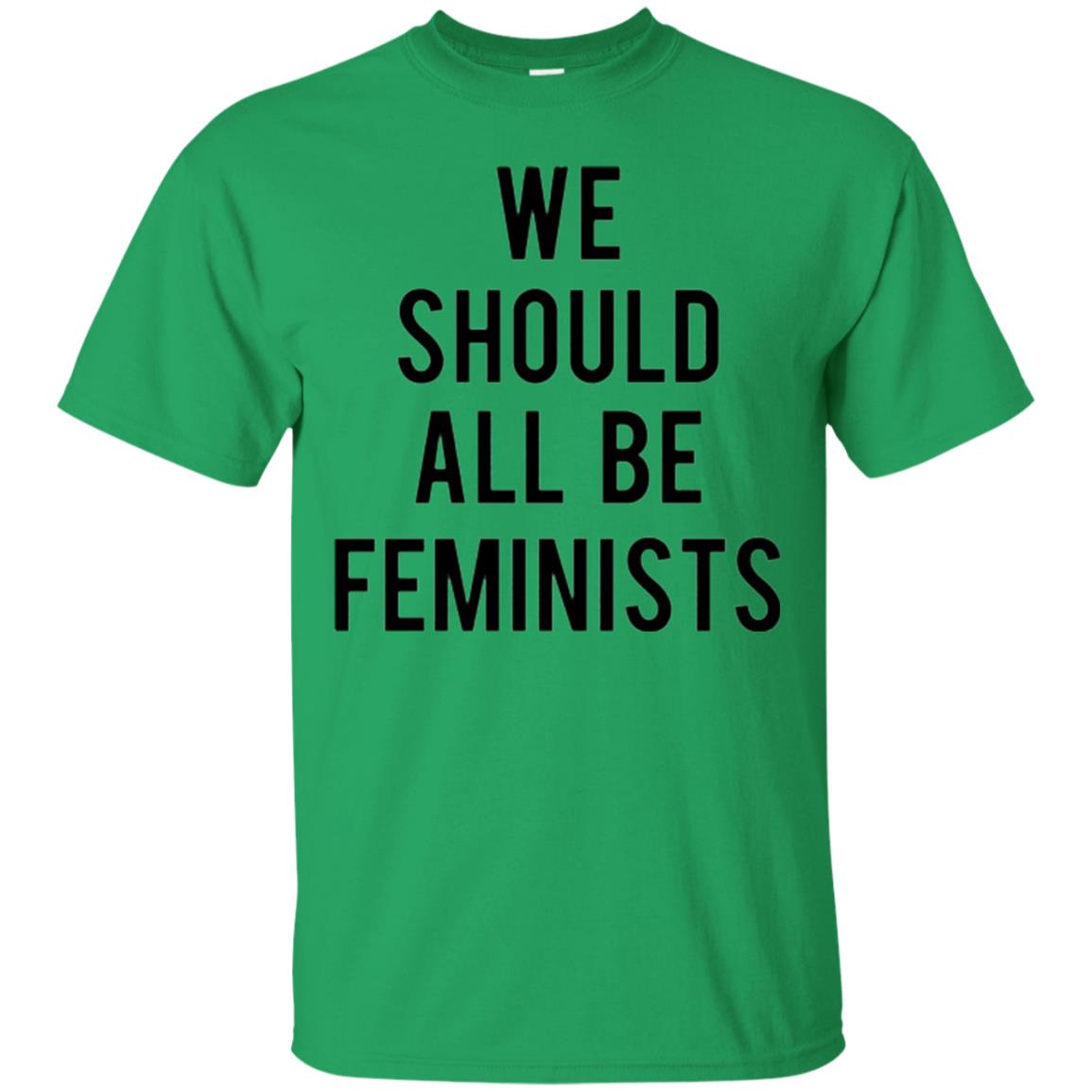 Human_s Right T-shirt We Should All Be Feminists Irish Green