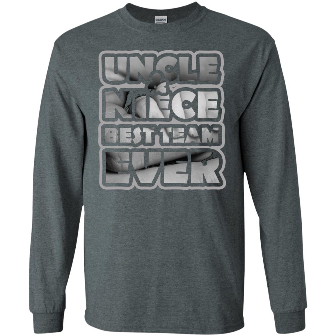 Uncle And Niece Best Team Ever Shirt For Uncle Or Niece Dark Heather