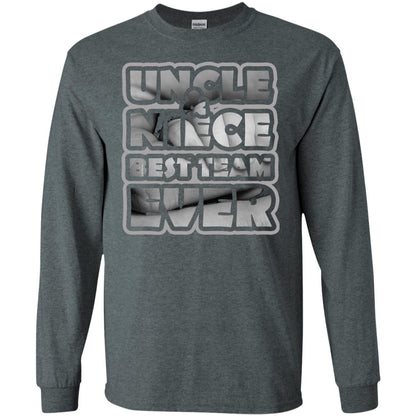 Uncle And Niece Best Team Ever Shirt For Uncle Or Niece Dark Heather