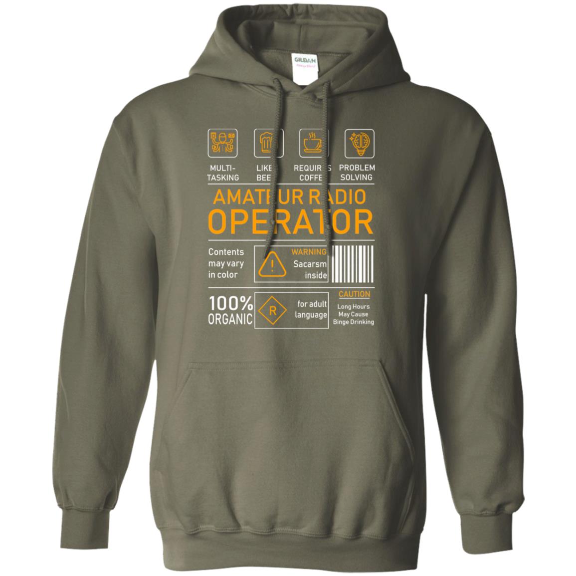Amateur Radio Operator Gift Shirt Military Green