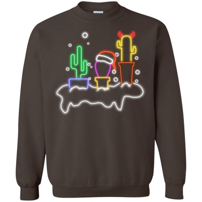 Cactus Merry X-mas Gift Shirt Dark Chocolate
