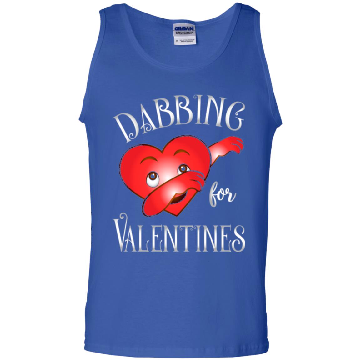 Valentines Day T-shirt Dabbing Heart T-shirt Royal