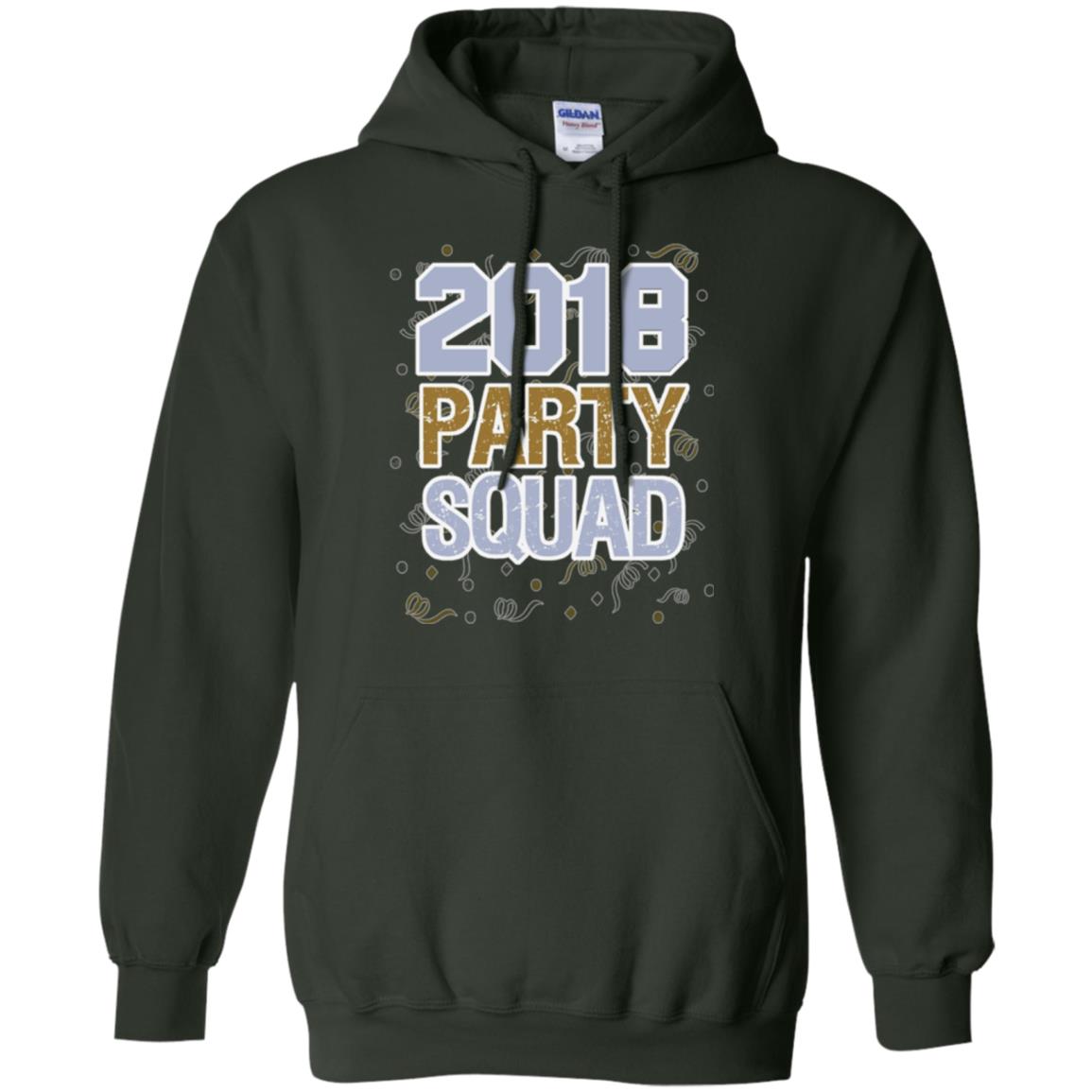 New Years Eve 2018 T-shirt Party Squad Forest Green