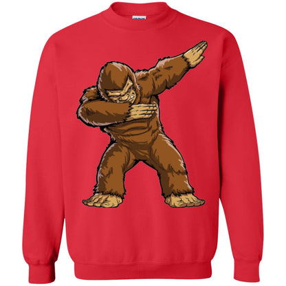 Monkey T-shirt Bigfoot Sasquatch Dabbing Red