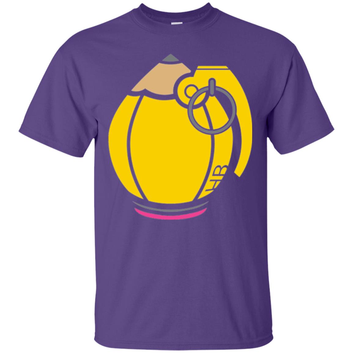 Grenade Pencil T-shirt Purple