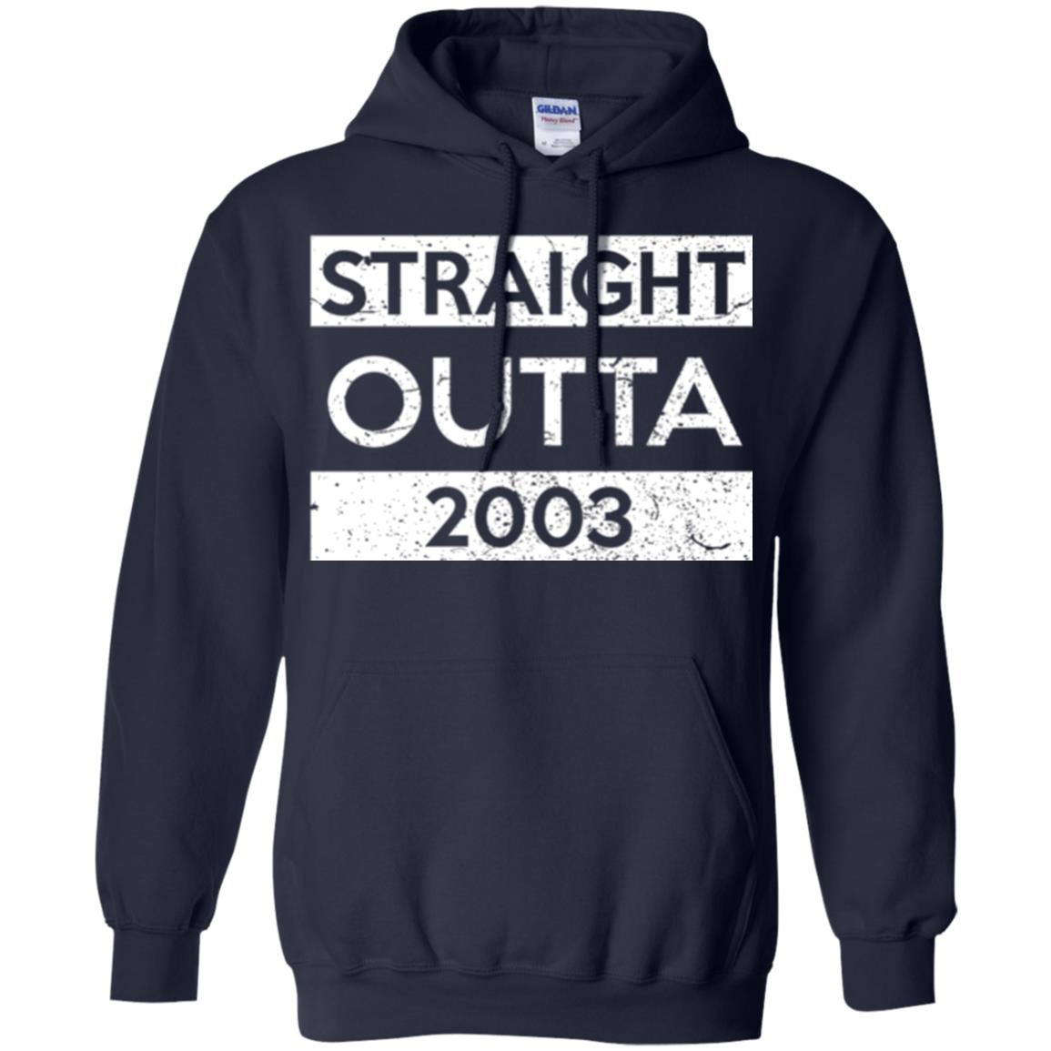 Brithday T-shirt Straight Outta 2003 Navy