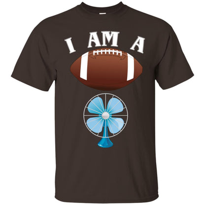 Football Lover T-shirt I Am A Football Fan Dark Chocolate