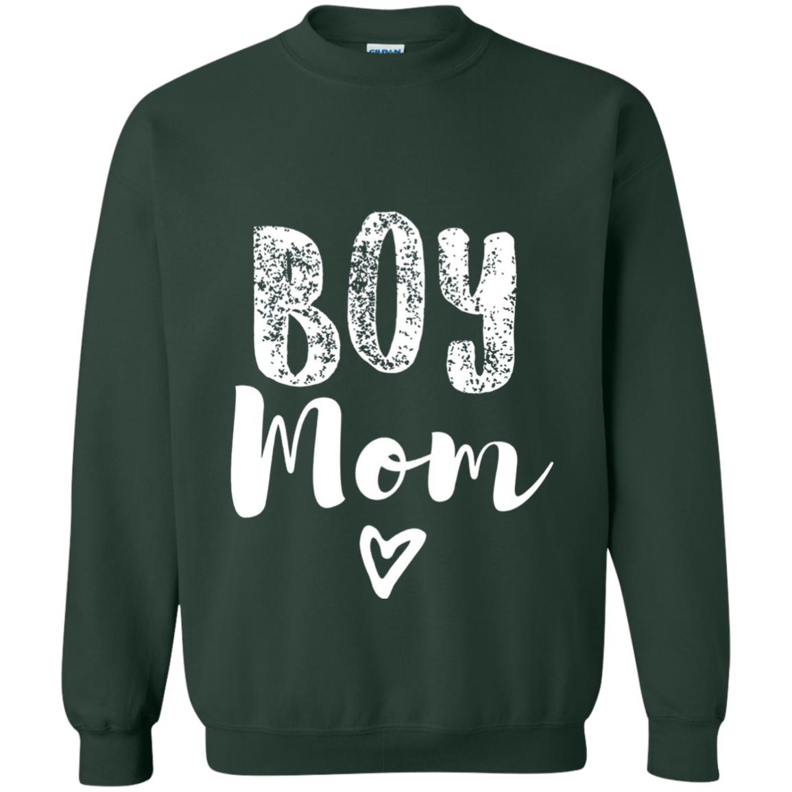 Cute Boy Mom T-shirt Forest Green