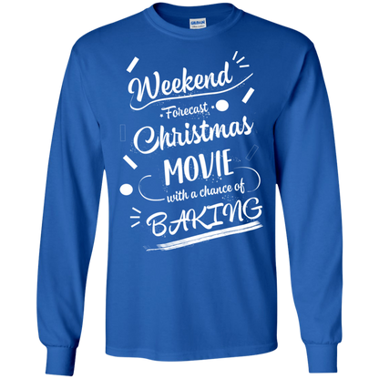 Christmas T-shirt Weekend Forecast Christmas Movie With A Chance Of Baking Royal