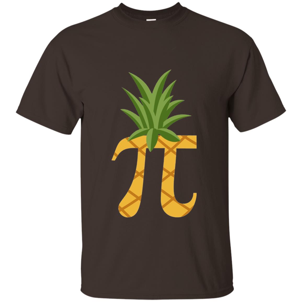 Parody Of Pi Pineapple Funny Pi Day T-shirt Dark Chocolate