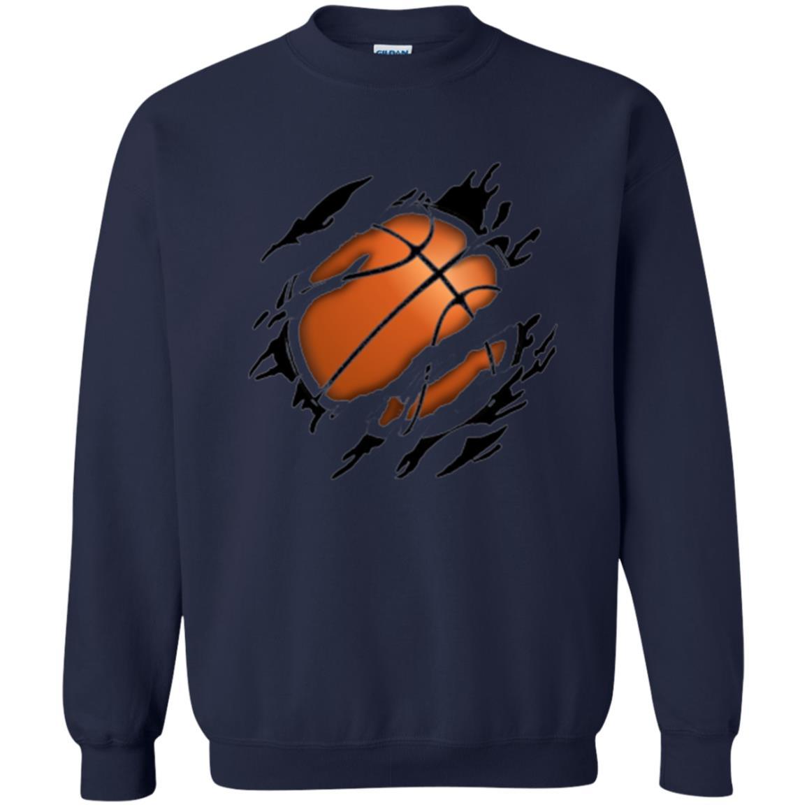 Basketball Lover T-shirt Basketball In Me Navy