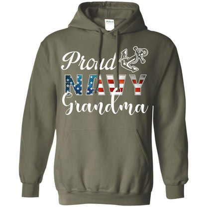 Proud Navy Grandma Military Mama Shirt Military Green