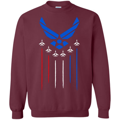 Air Force America Military Shirt Maroon