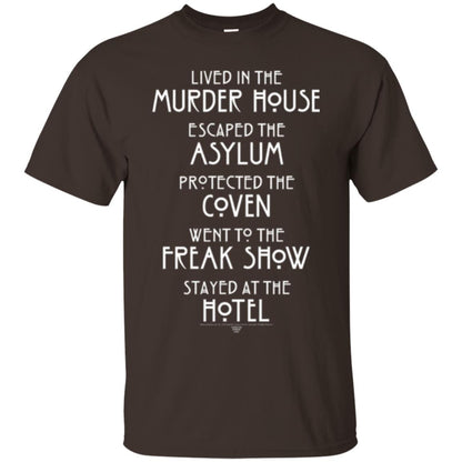American Horror Story T-shirt Lived In The Murder House Dark Chocolate