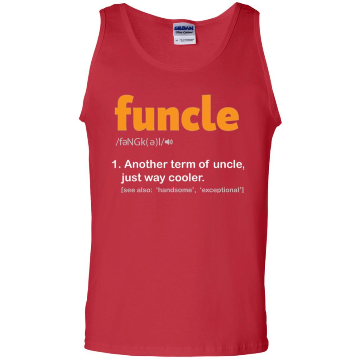 Funcle Definition T-shirt Funny Uncle Jokes Red