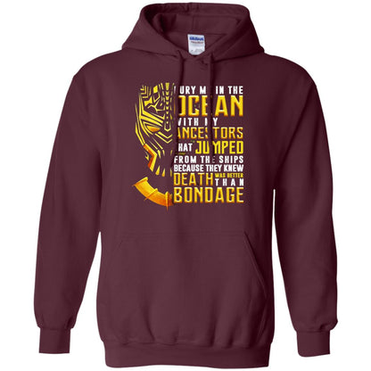 Bury Me In The Ocean With My Ancestors That Jumped Movie Lover T-shirt Maroon