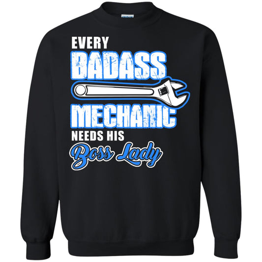 Every Badass Mechanic Needs His Boss Lady Shirt Black