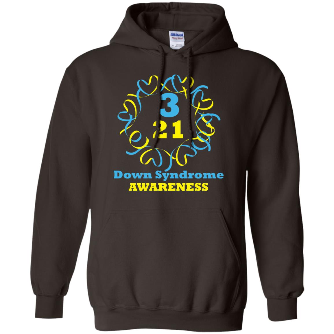 Down Syndrome Awareness T Shirt Dark Chocolate