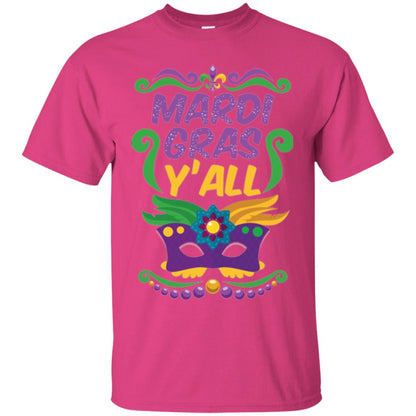 Mardi Gras T Shirt Mardi Gras Y_all T-shirt Heliconia