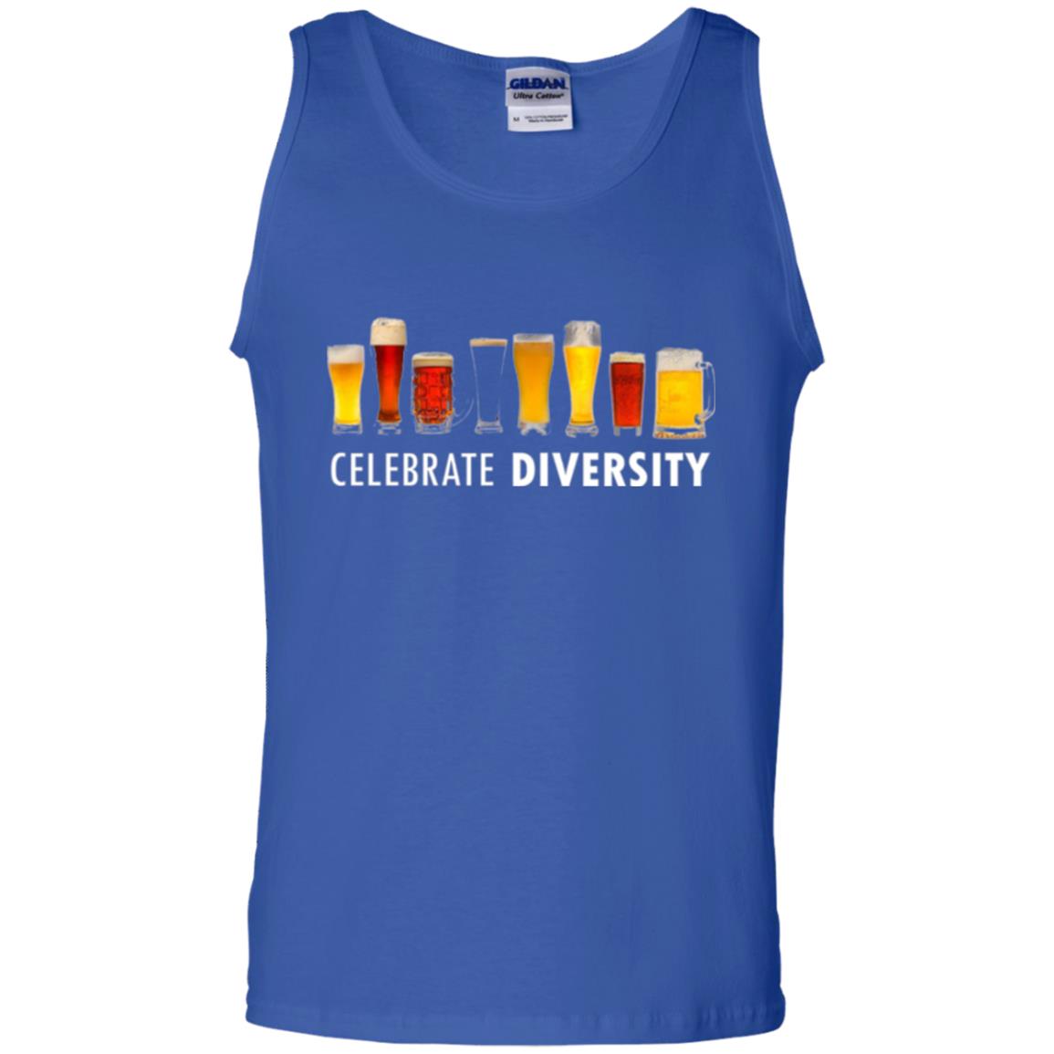 Beer Lovers T-shirt Celebrate Diversity Royal