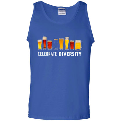Beer Lovers T-shirt Celebrate Diversity Royal
