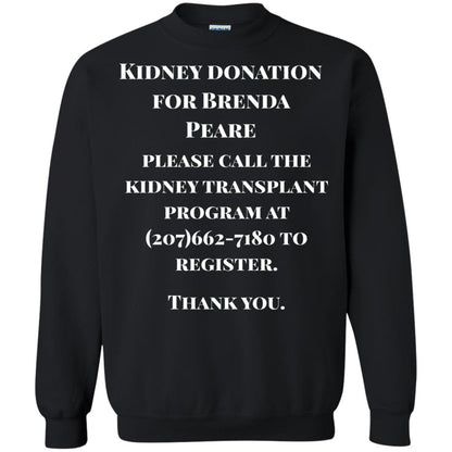 Kidney Donation For Brenda T-shirt Black