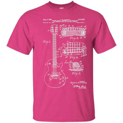 Guitar T-shirt Patent Print 1955 Heliconia