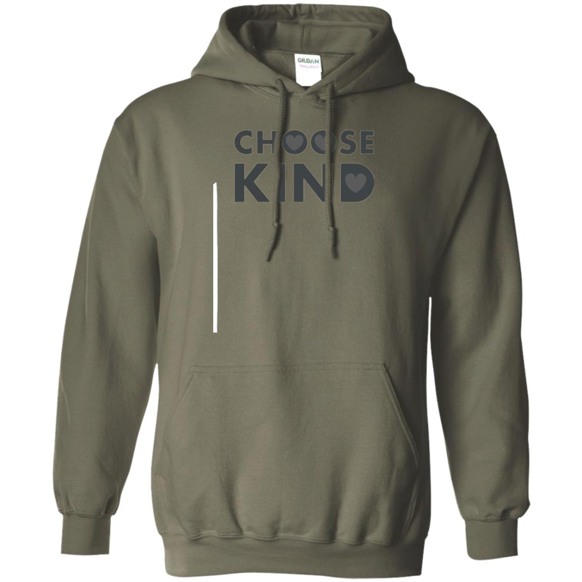 Anti Bullying T-shirt Choose Kind Military Green