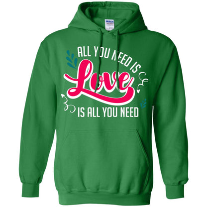 All You Need Is Love T-shirt Irish Green