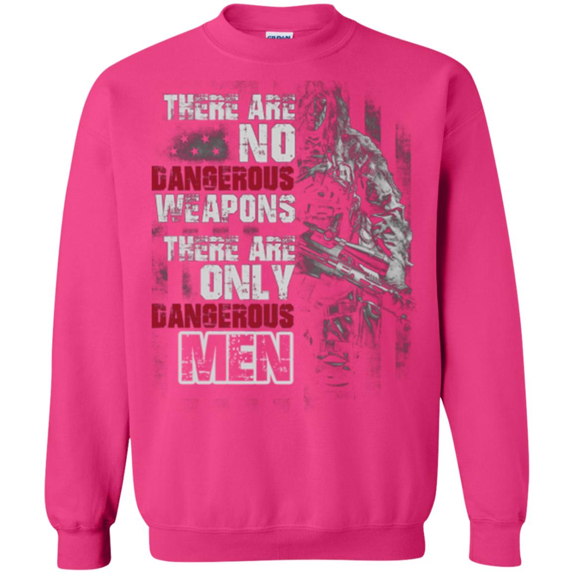 They Are No Dangerous Weapons There Are Only Dangerous Men Military Shirt Heliconia