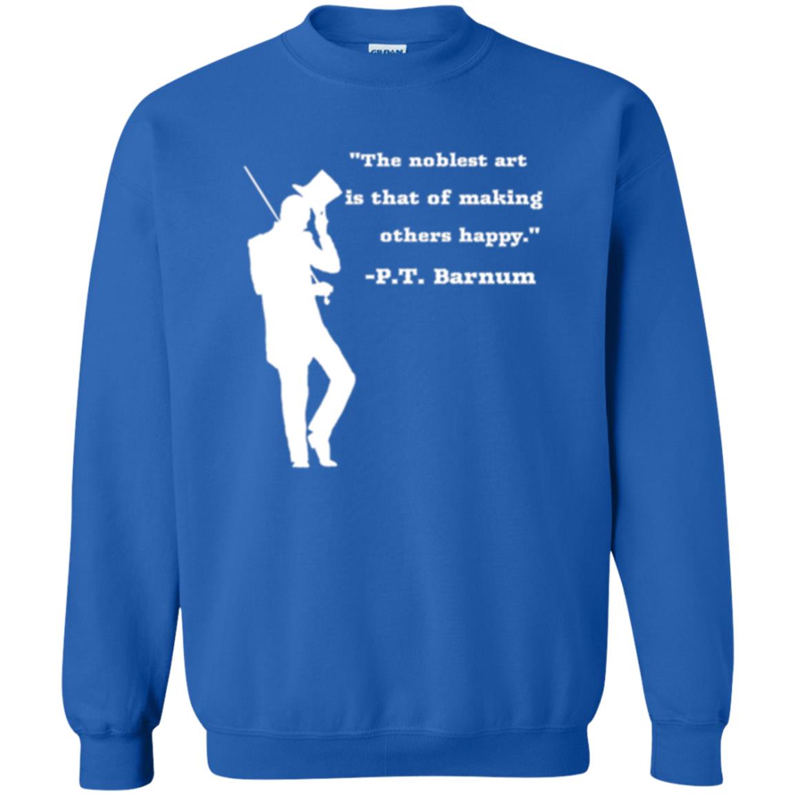 Circus Ring Master P.t. Barnum Quote T-shirt Royal