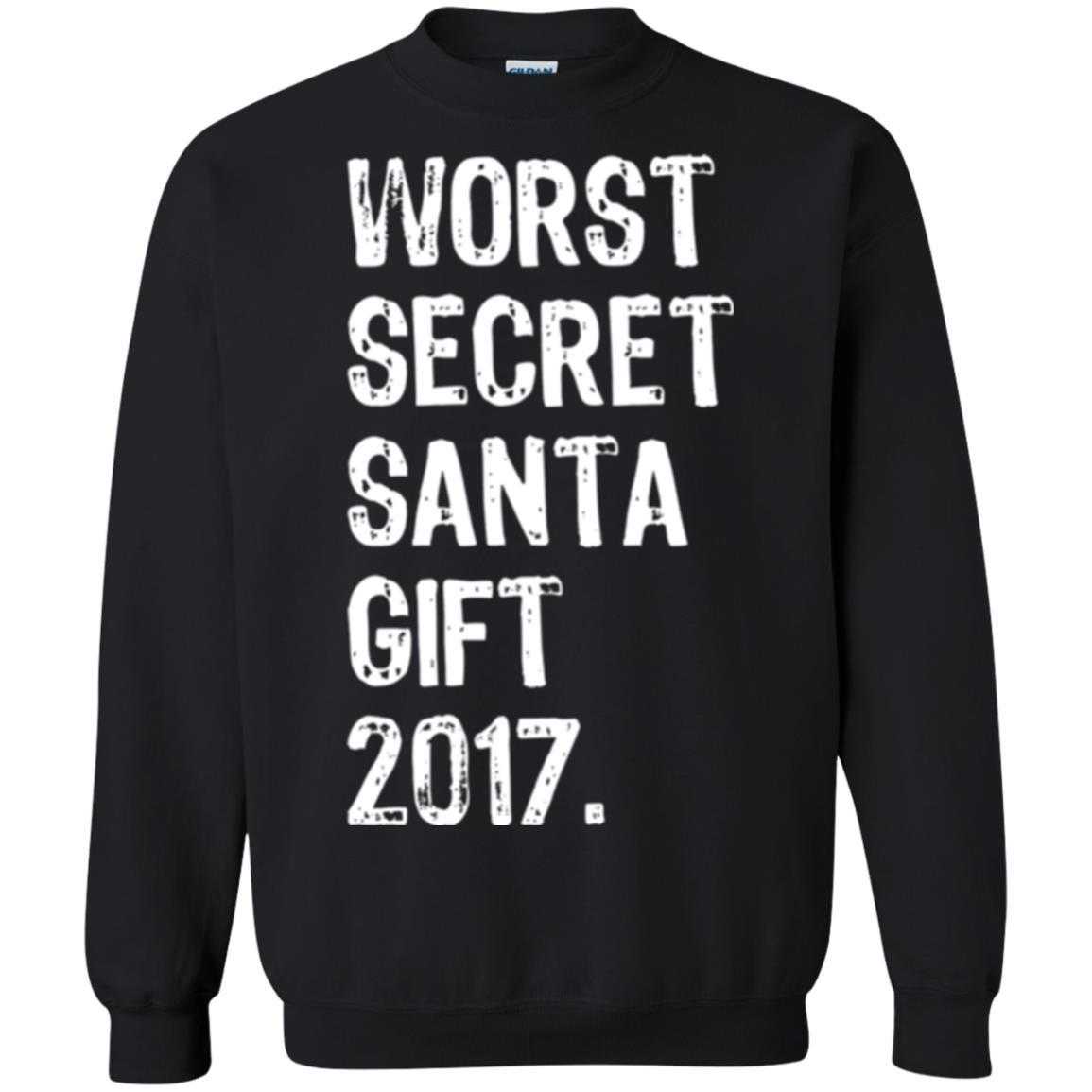 Christmas T-shirt Worst Secret Santa Gift 2017 Black