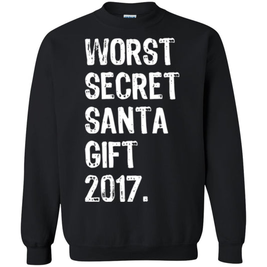 Christmas T-shirt Worst Secret Santa Gift 2017 Black