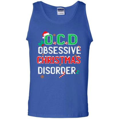 O.c.d Obsessive Christmas Disorder X-mas Gift Shirt Royal
