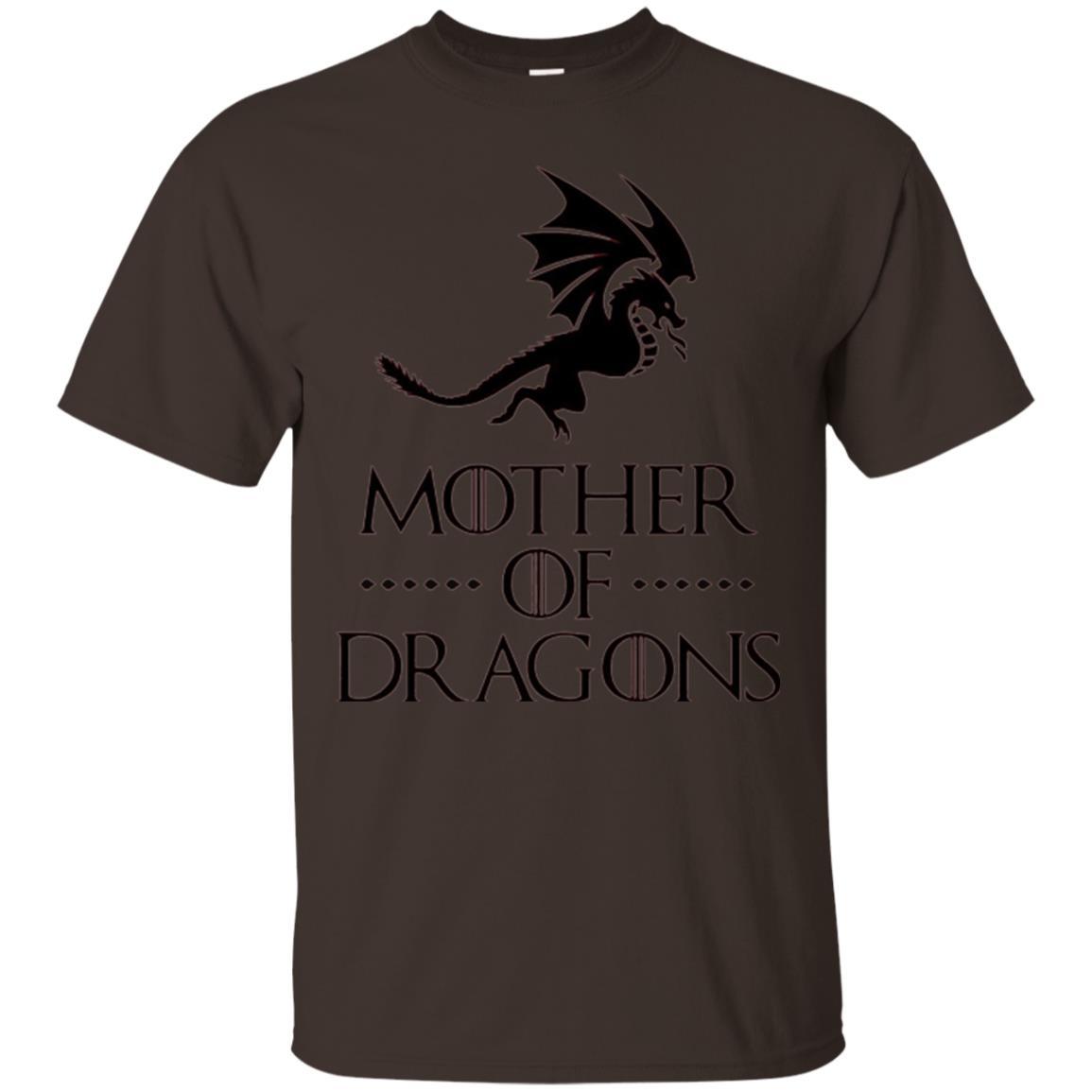 Throne Dragon T-shirt Mother Of Dragons Game Dark Chocolate
