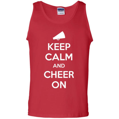 Cheerleader T-shirt Keep Calm And Cheer On Red