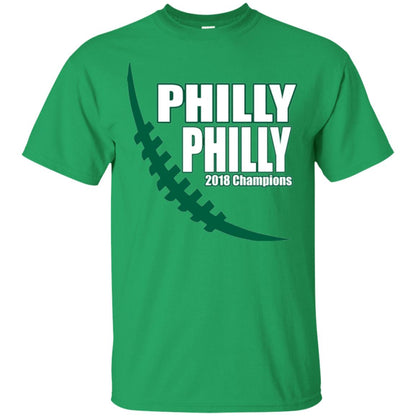 Football Lover T-shirt Philly Philly 2018 Championship Irish Green