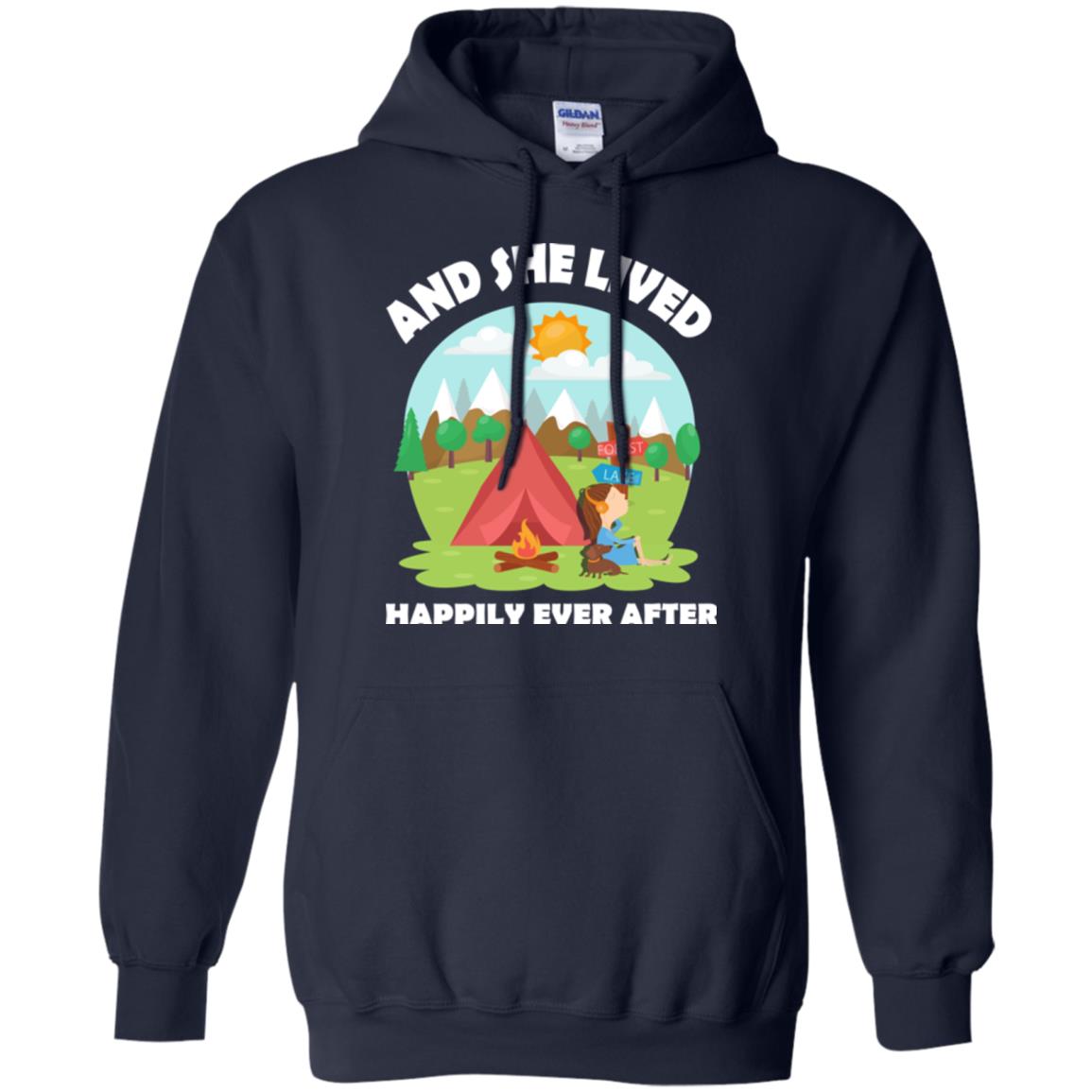 And She Lived Happily Ever After T-shirt Navy