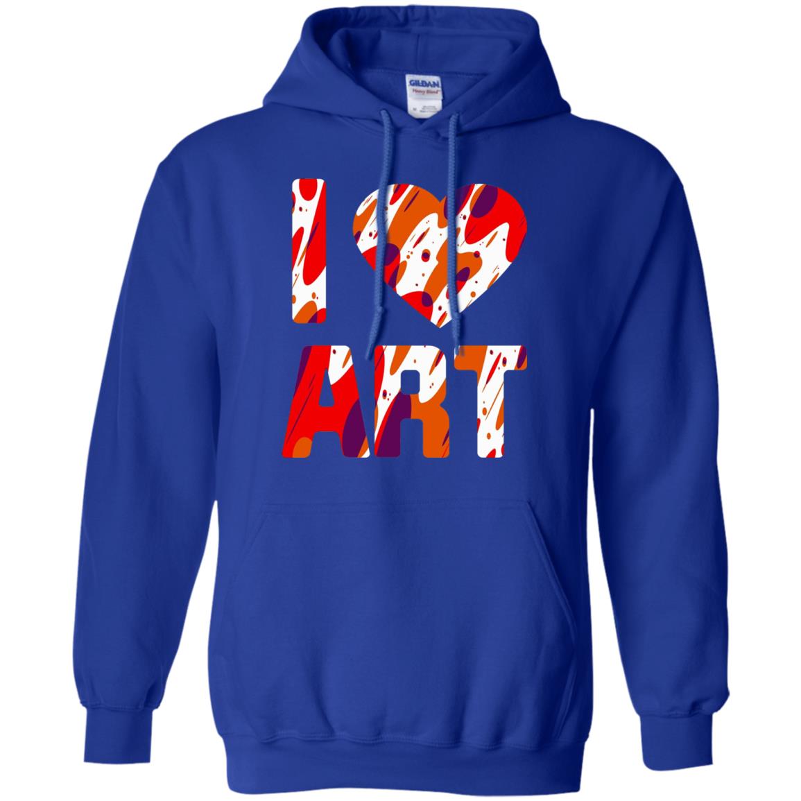 Artist T-shirt I Love Art Royal
