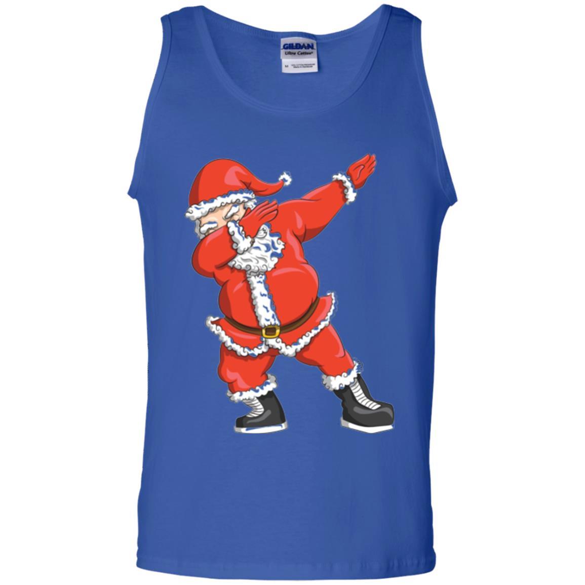 Funny Christmas T-shirt Dabbing Santa Claus Royal