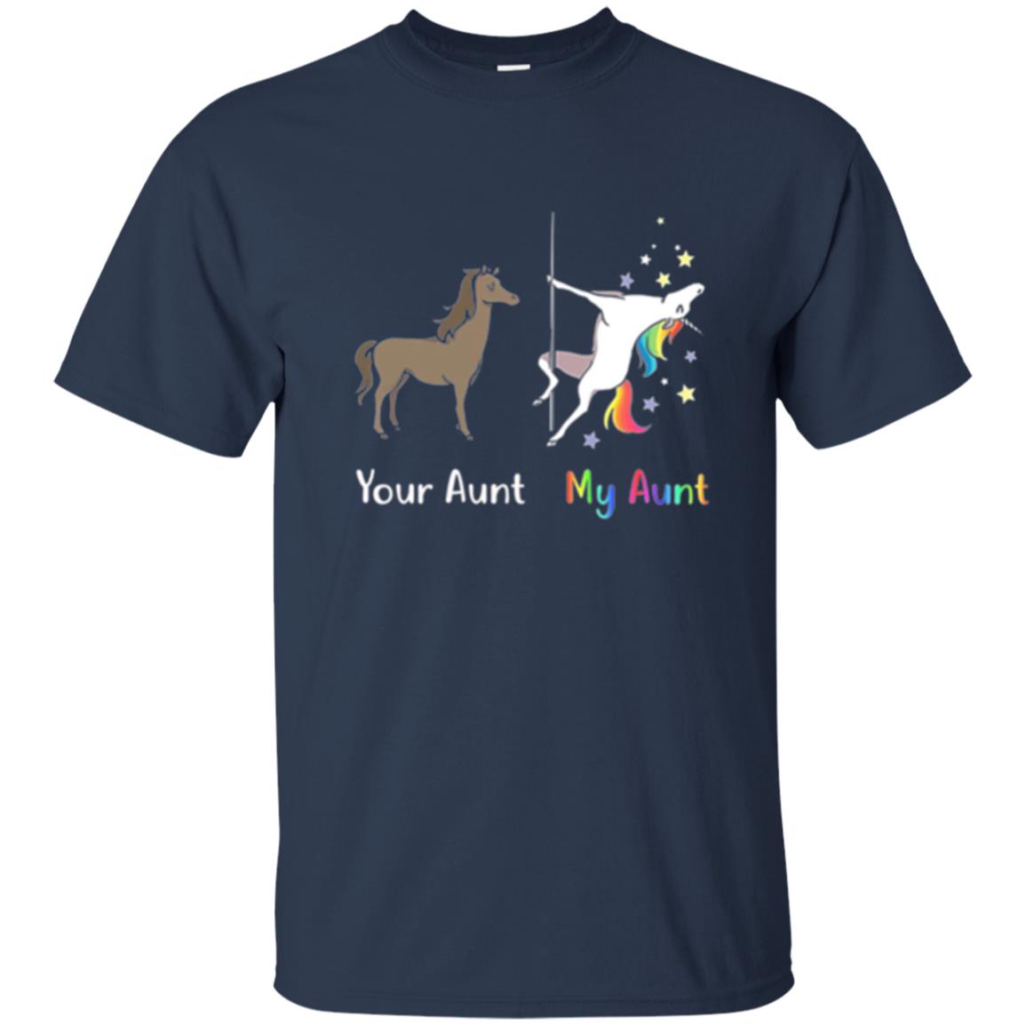 Unicorn T-shirt Your Aunt My Aunt Navy